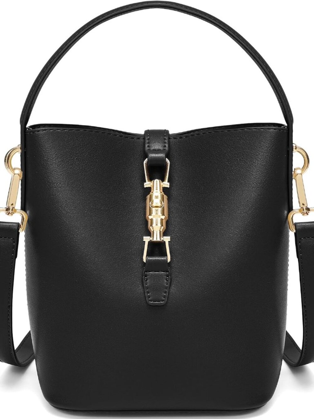 Leather Bucket Purses for Women Crossbody Bags for Women Small Shoulder Purses w